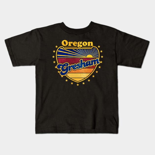 Gresham Oregon Kids T-Shirt by Jennifer